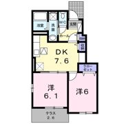 エヴァーグリーン仁比山 Ⅱの間取り画像
