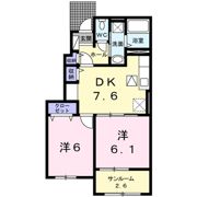 ボヌール シャトレー Ⅰの間取り画像