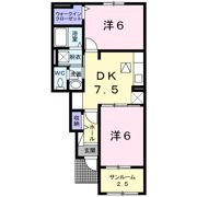 Sunflower1番館の間取り画像