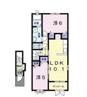 ミルフィユ Aの間取り画像