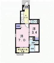 セレッソ犀沢の間取り画像