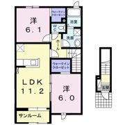 ソレイユ・フルールⅢの間取り画像