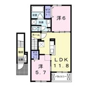 サンリットMの間取り画像