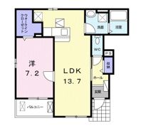アイリスAの間取り画像