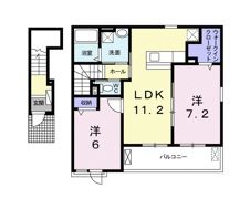 アイリスAの間取り画像