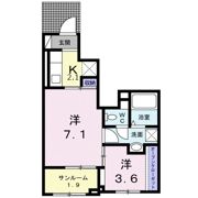 エクセレント T．Y Ⅰの間取り画像