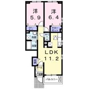 アルカンシエルⅡの間取り画像