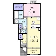 メゾン・アルバ Ⅱの間取り画像