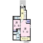 サンパレス春日山Ⅰの間取り画像