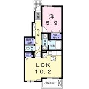 フラン メゾン 大森 Ⅱの間取り画像