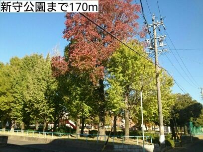 近くの新守公園まで170m（徒歩3分）