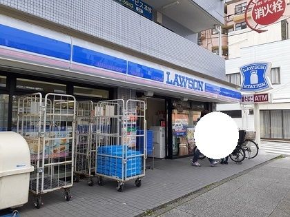 近くのローソンまで500m(徒歩7分)