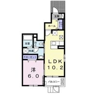 エスポワール井内Ⅱの間取り画像