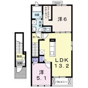 グリーンビラ Cの間取り画像