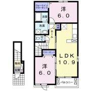 ベル 郎 慧 Ⅱの間取り画像