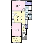 グランドウ－ル Ⅱの間取り画像