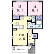 グランドウ－ル Ⅲの間取り画像