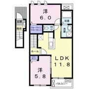 リナリア Ⅰの間取り画像