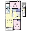リナリア Ⅱの間取り画像