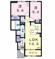 フォルトゥーナの間取り画像