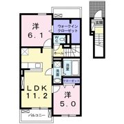 リバー・イーストⅡの間取り画像