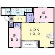 ルル オブ 蛇塚 プログレッソの間取り画像