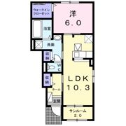 エアリーⅡの間取り画像