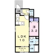翠（みどり）の間取り画像