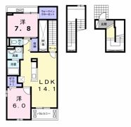 ロジュマン袖ヶ浦の間取り画像