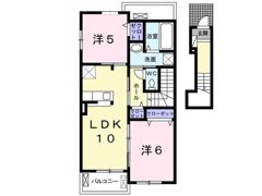 ヴェルドゥーラ Aの間取り画像