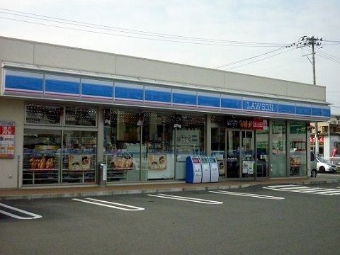 近くのローソン郡山堤三丁目店まで550m(徒歩7分)