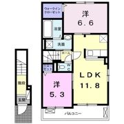 ラグーン岸脇Ⅱの間取り画像