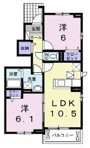 キルシェⅠの間取り画像