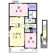 グレイス西寺の間取り画像