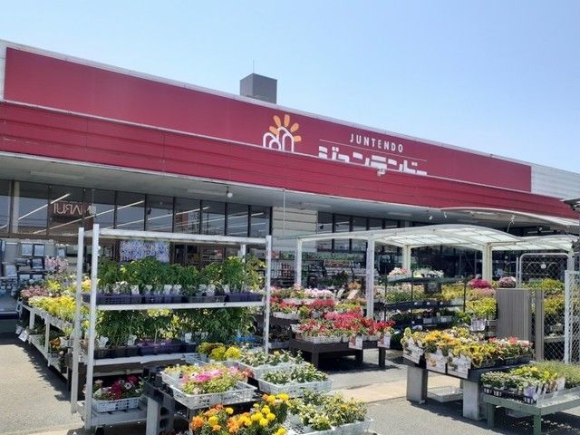 近くのジュンテンドー安倍店まで750m（徒歩10分）