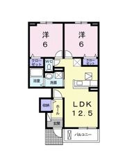 ルミエールBの間取り画像