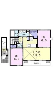 フローラ町田の間取り画像