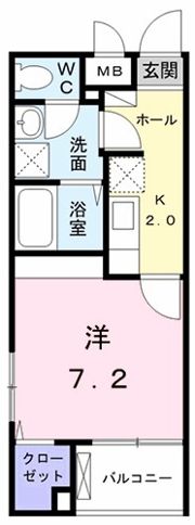 ピアヌーラ矢部の間取り画像