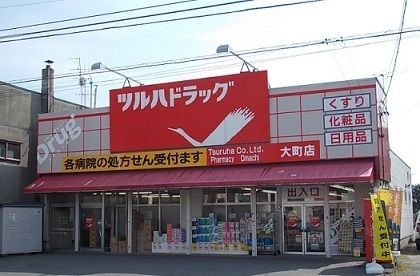 近くのツルハドラッグ大町店まで650m（徒歩9分）