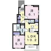 ルミエール松茂西 Ⅱの間取り画像