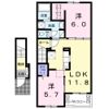 フォー シュラインBの間取り画像