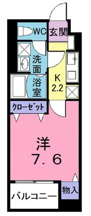 ディア コート 並木の間取り画像