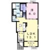 カルム メゾンの間取り画像