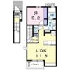 アンソレイエハイムⅢの間取り画像