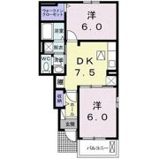 フォレストリー駅家Bの間取り画像