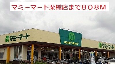 近くのマミーマート栗橋店まで808m（徒歩11分）