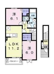 イニシャルの間取り画像