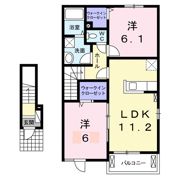 サンライト林Ⅱの間取り画像