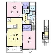 エスポワール・Wの間取り画像