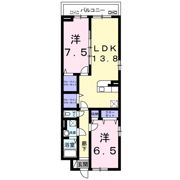 アジュール京田辺 Ⅰの間取り画像